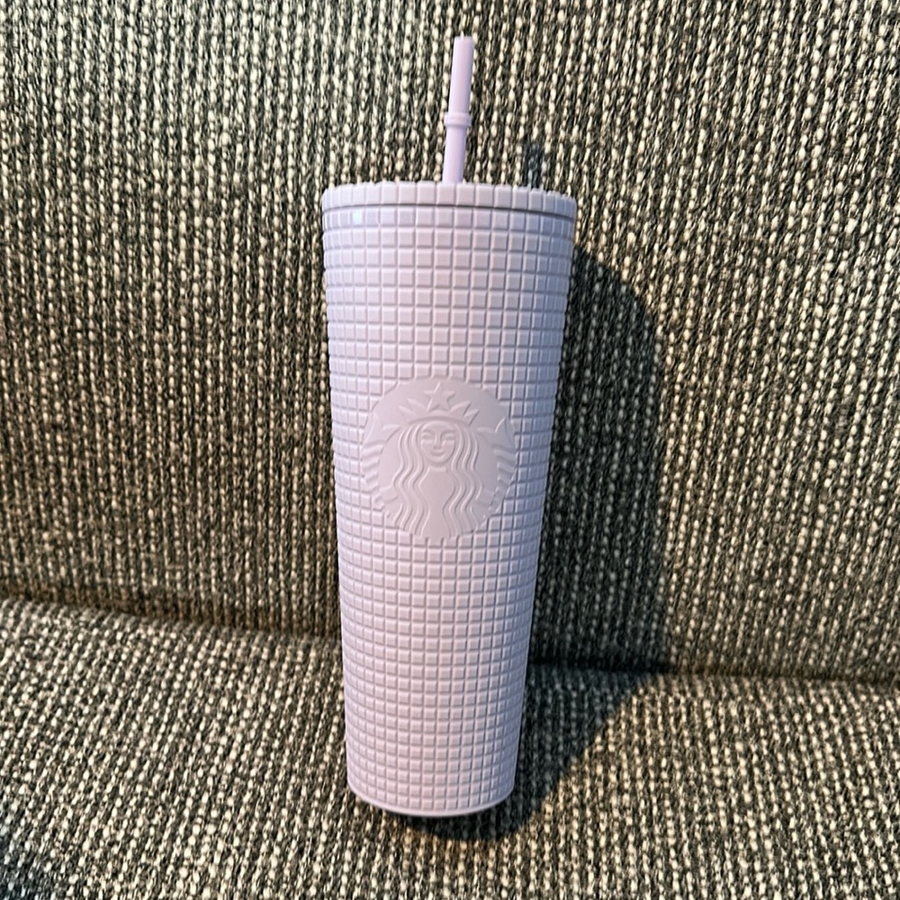 Starbucks Lilac Tile Pattern Tumbler 24oz